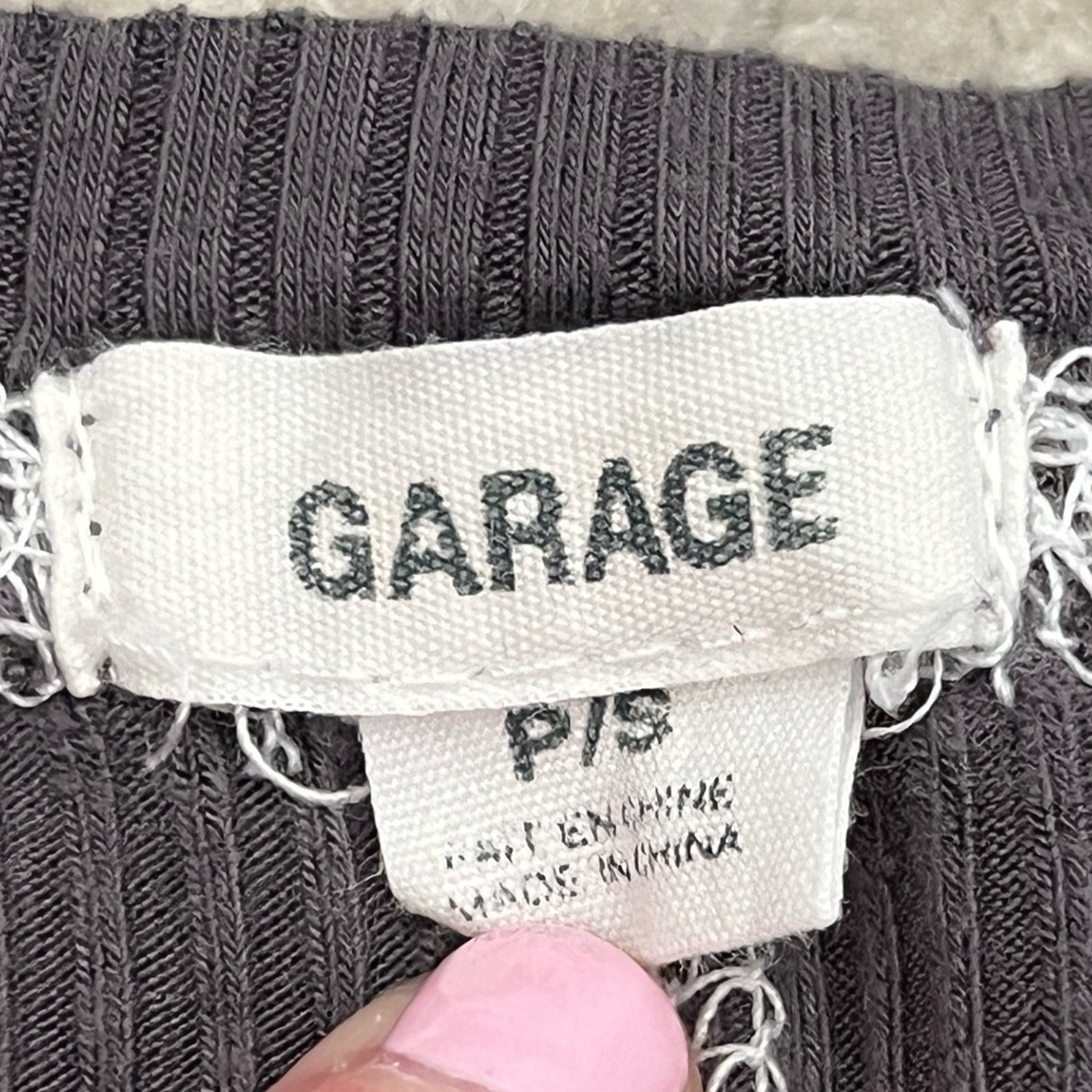 Garage Cropped T-Shirt Top
